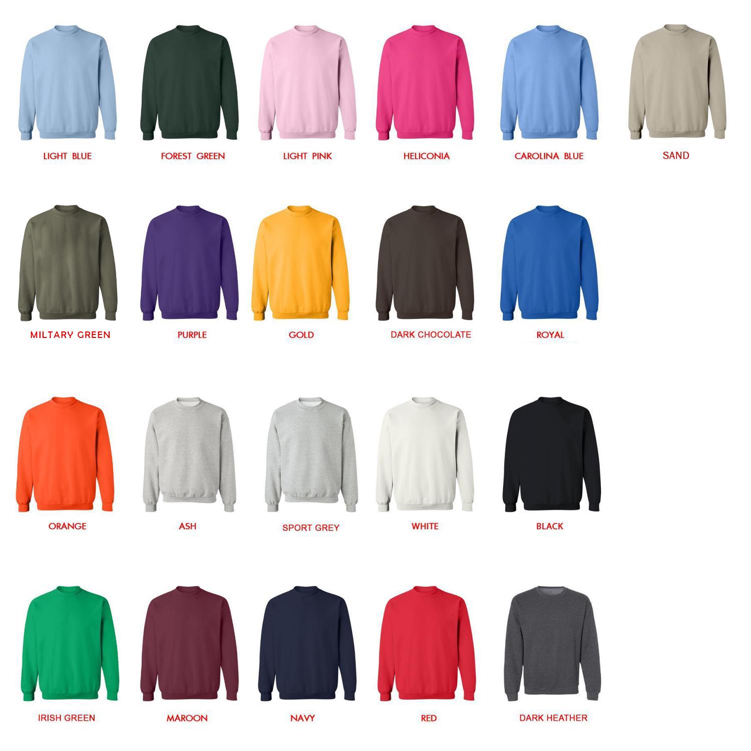 sweatshirt color chart - What We Do In The Shadows Store