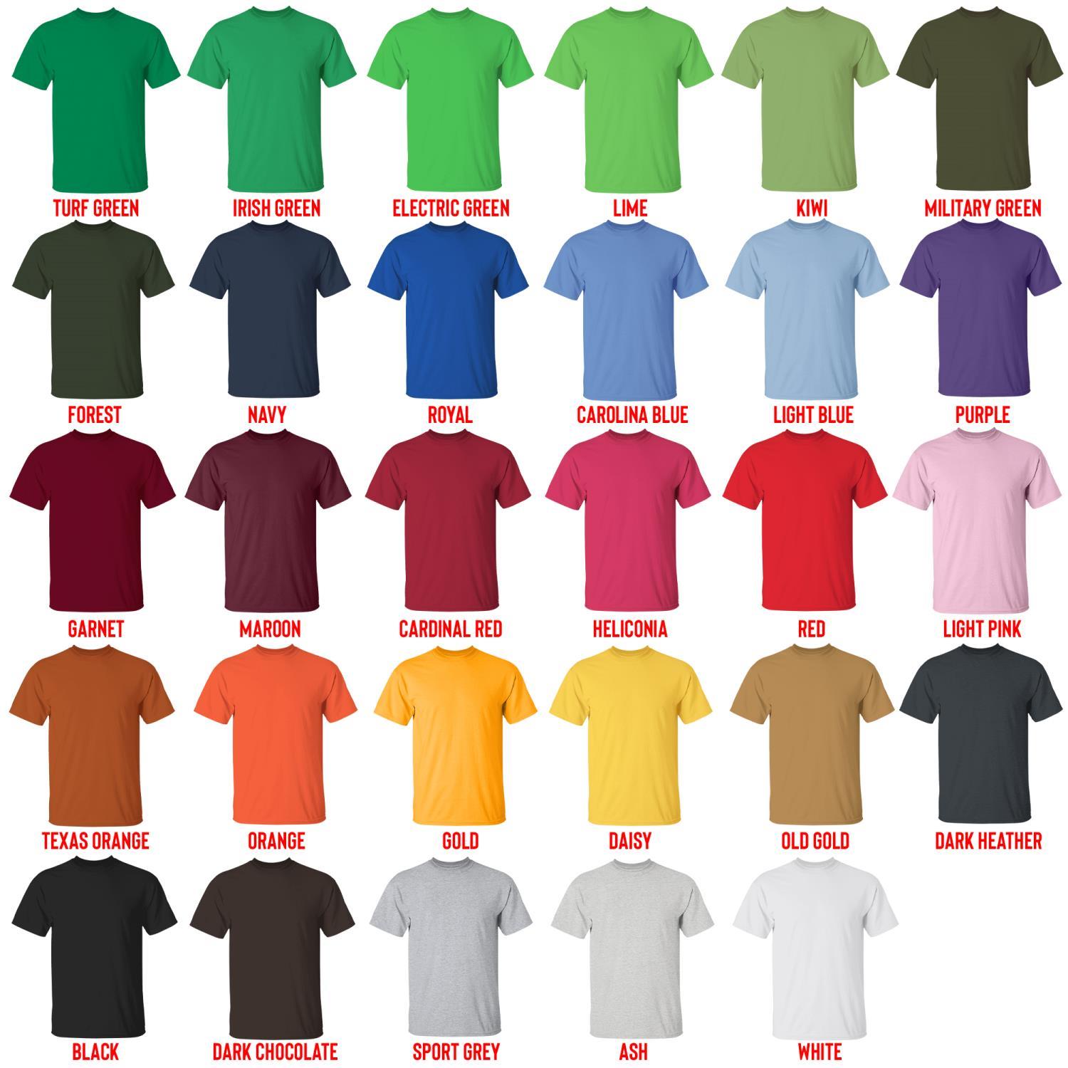 t shirt color chart - What We Do In The Shadows Store