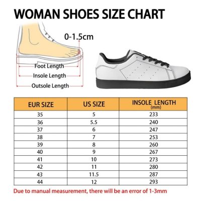 Skate Woman Shoes Size Chart - What We Do In The Shadows Store