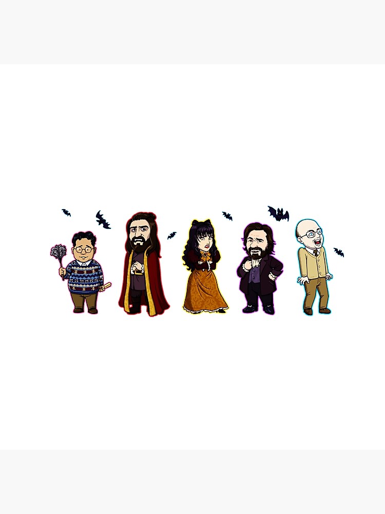 Lil What We Do In The Shadows Gang Throw Pillow - Image 2