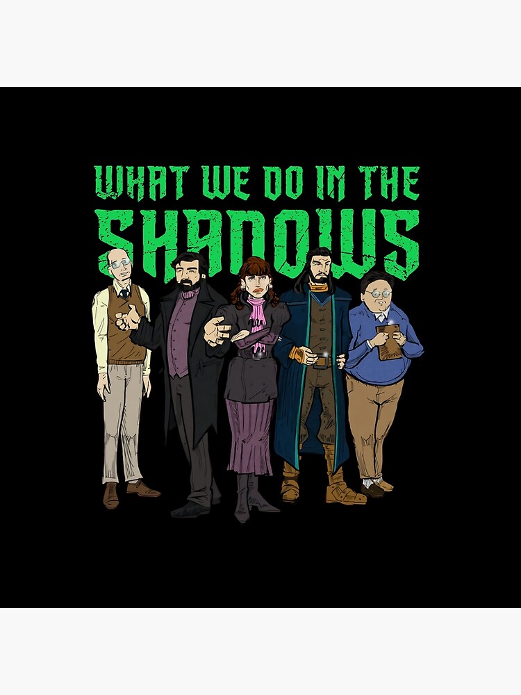 Horror Tv Series What We Do In The Shadows Throw Pillow - Image 2