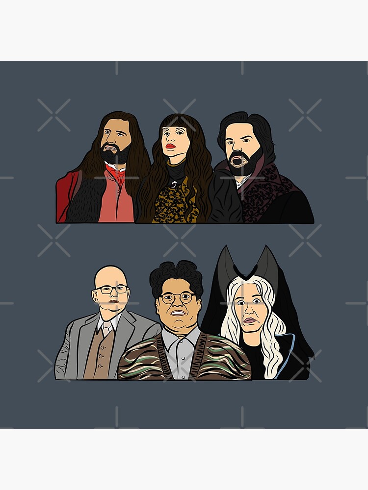 What We Do In The Shadows Funny Characters Throw Pillow - Image 2