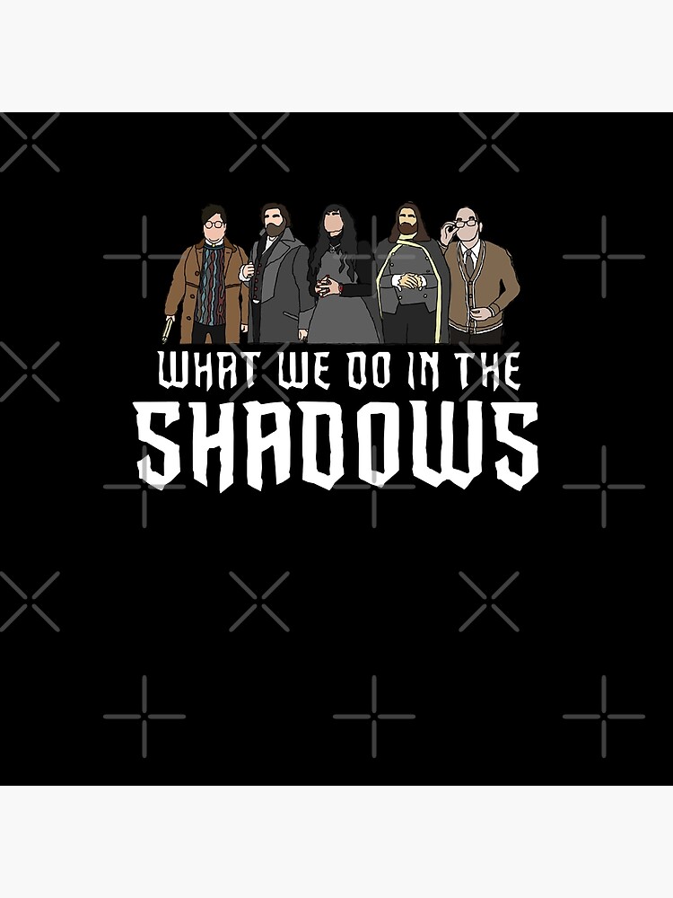 Country Music What We Do In The Shadows Squad Throw Pillow - Image 2
