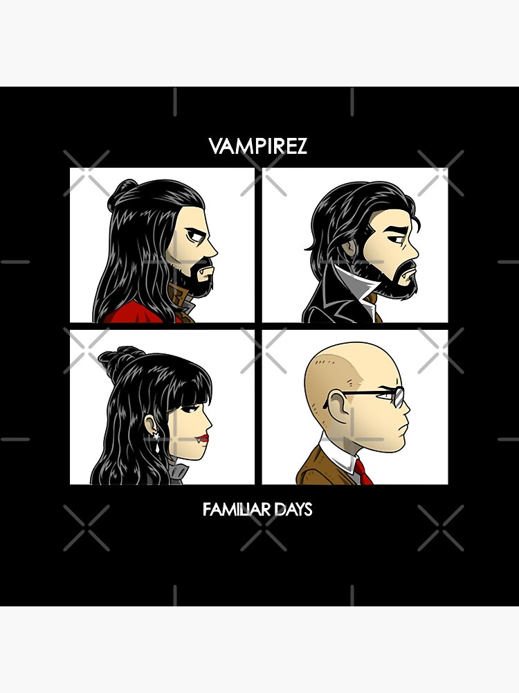 Colin Laszlo Jackie Nadja In The Shadows Chibi Movie Throw Pillow - Image 2