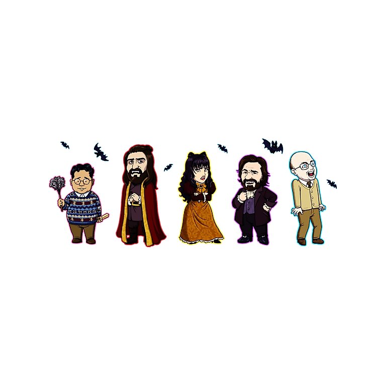 Lil What We Do In The Shadows Gang Tote Bag - Image 2