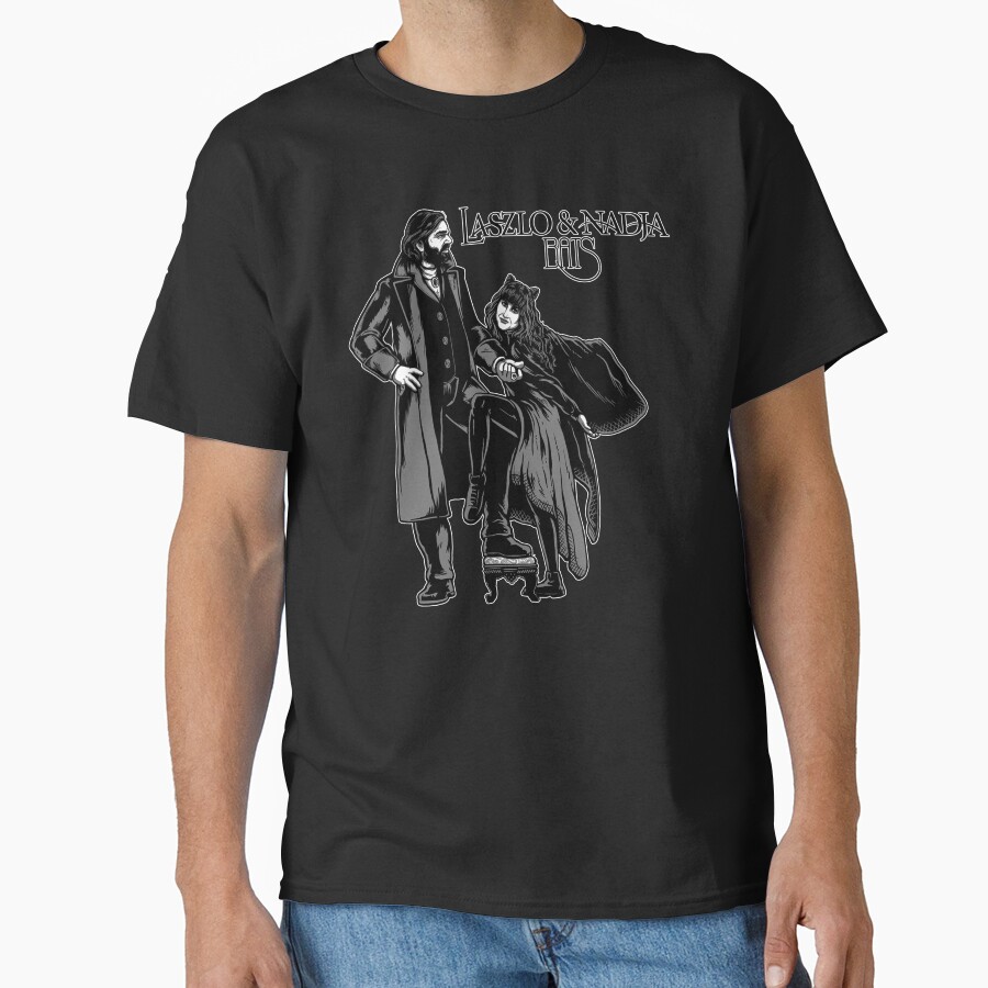 Laszlo And Nadja Album Cover T-shirt - Image 3