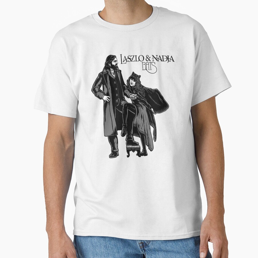 Laszlo And Nadja Album Cover T-shirt - Image 2
