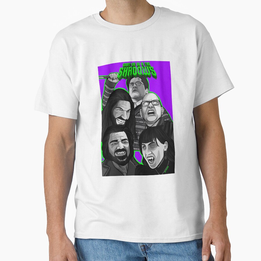 What We Do Shadows Comedy Horror Movie Poster T-shirt