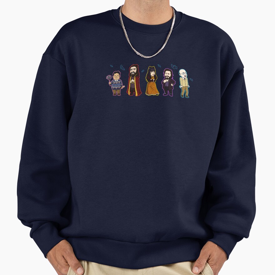 What We Do In The Shadows Gang Chibi Funny Sweatshirt - Image 5