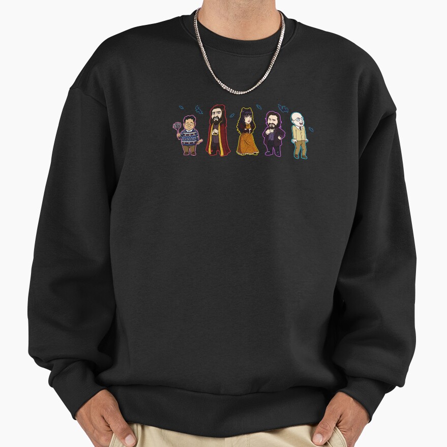 What We Do In The Shadows Gang Chibi Funny Sweatshirt - Image 2