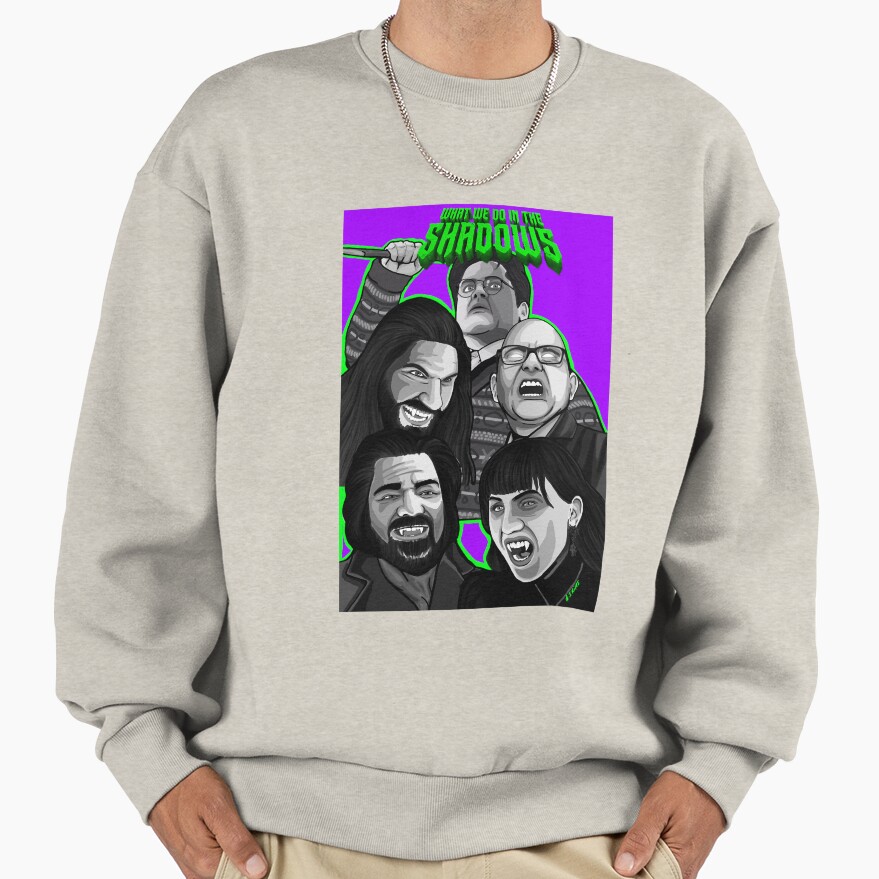 What We Do Shadows Comedy Horror Movie Poster Sweatshirt - Image 3
