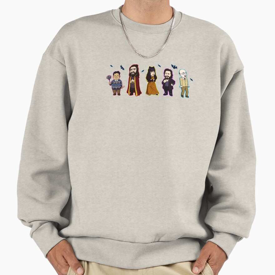 What We Do In The Shadows Gang Chibi Funny Sweatshirt - Image 3