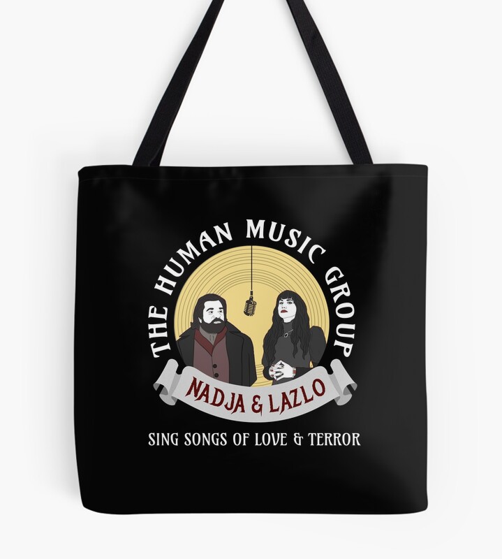 What We Do In The Shadows Human Music Group Nadja And Laszlo Tote Bag