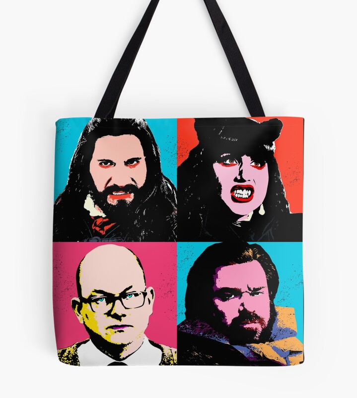 Vampire Warhol In The Shadows Tote Bag