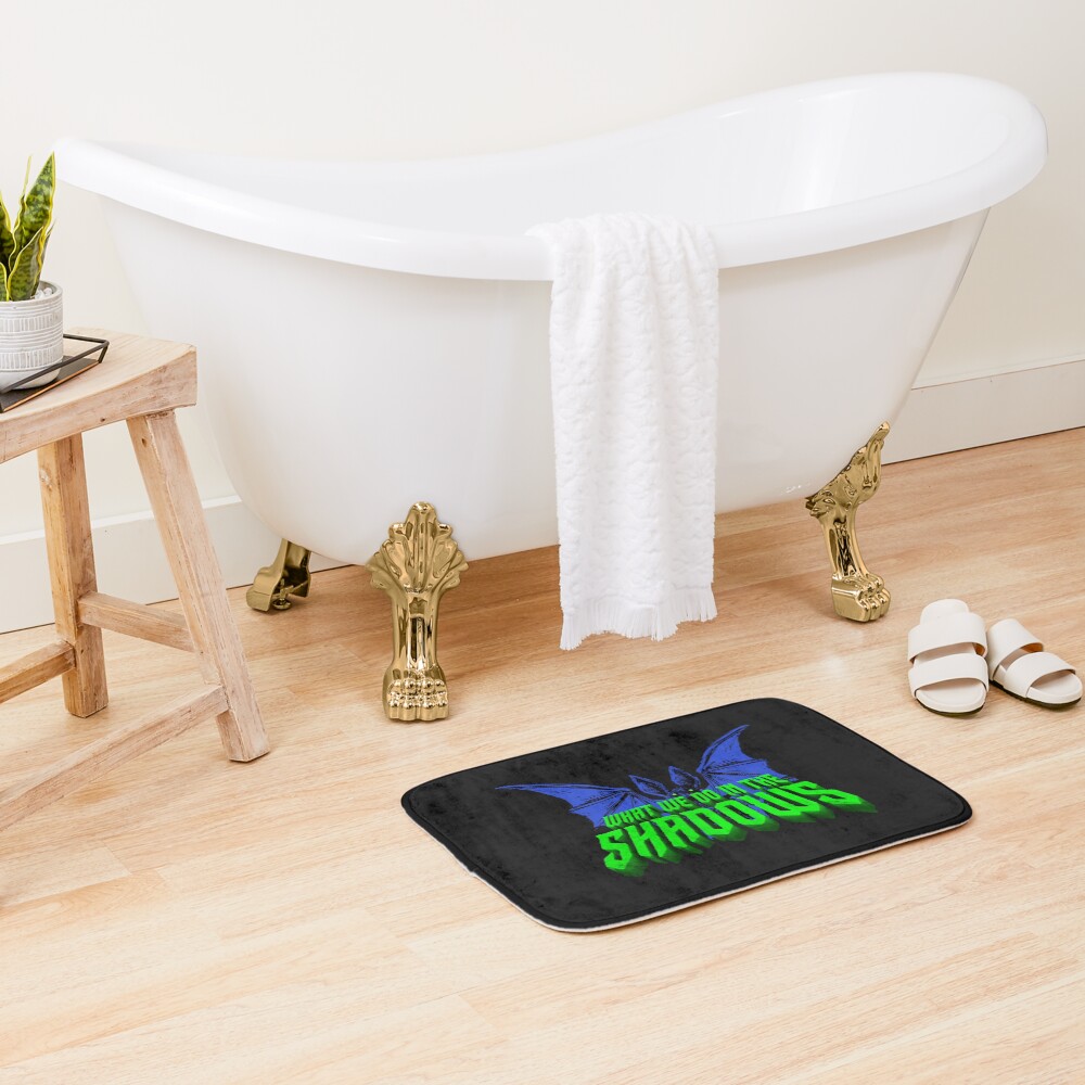What We Do In The Shadows Bat Logo Bath Mat - Image 2