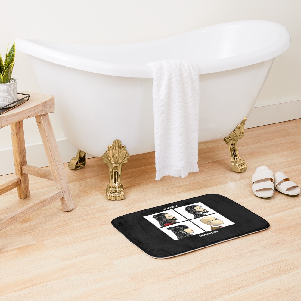 Colin Laszlo Jackie Nadja In The Shadows Chibi Movie Bath Mat - Image 2