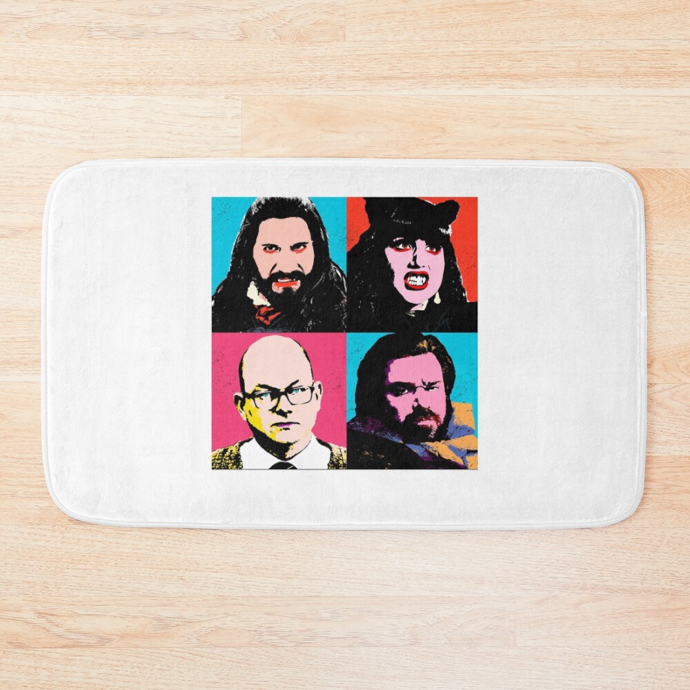 We In The Shadows Comedy Horror Movie Bath Mat