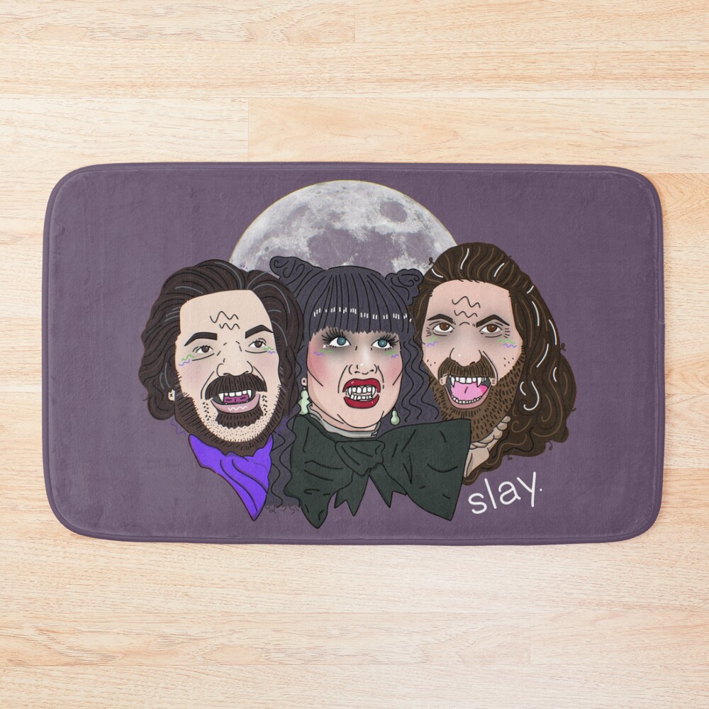 What We Do In The Shadows Chibi Cute Bath Mat