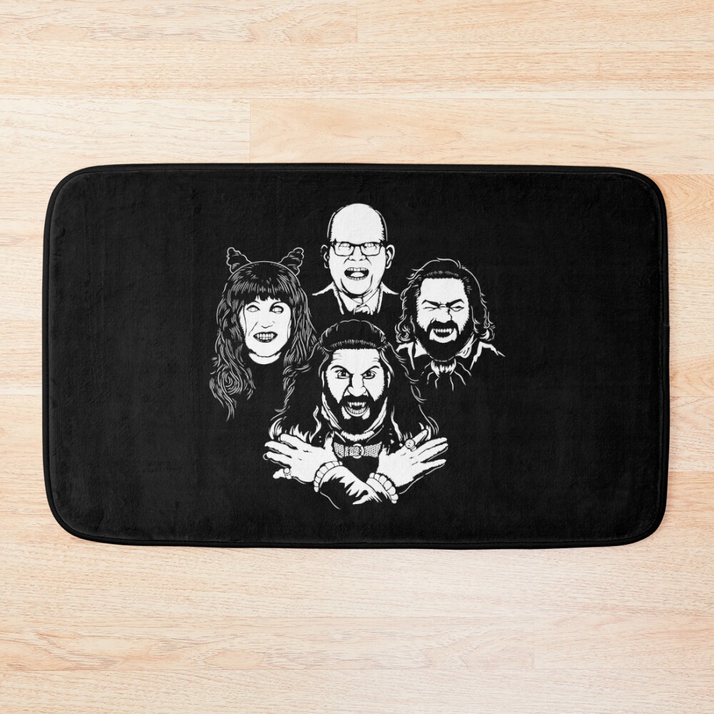 Halloween Vampires What We Do In The Shadows Bath Mat