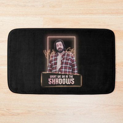 Laszlo Neon In The Shadows Bath Mat