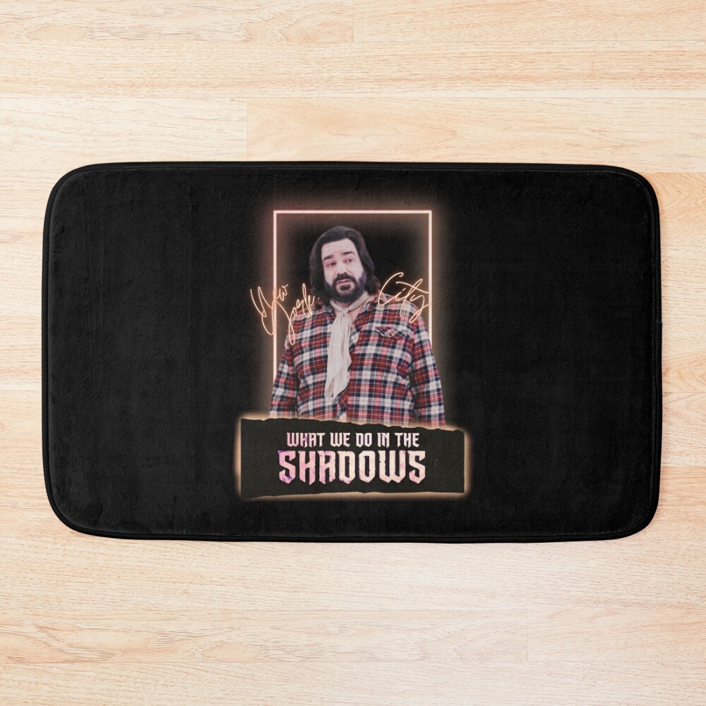 Laszlo Neon In The Shadows Bath Mat