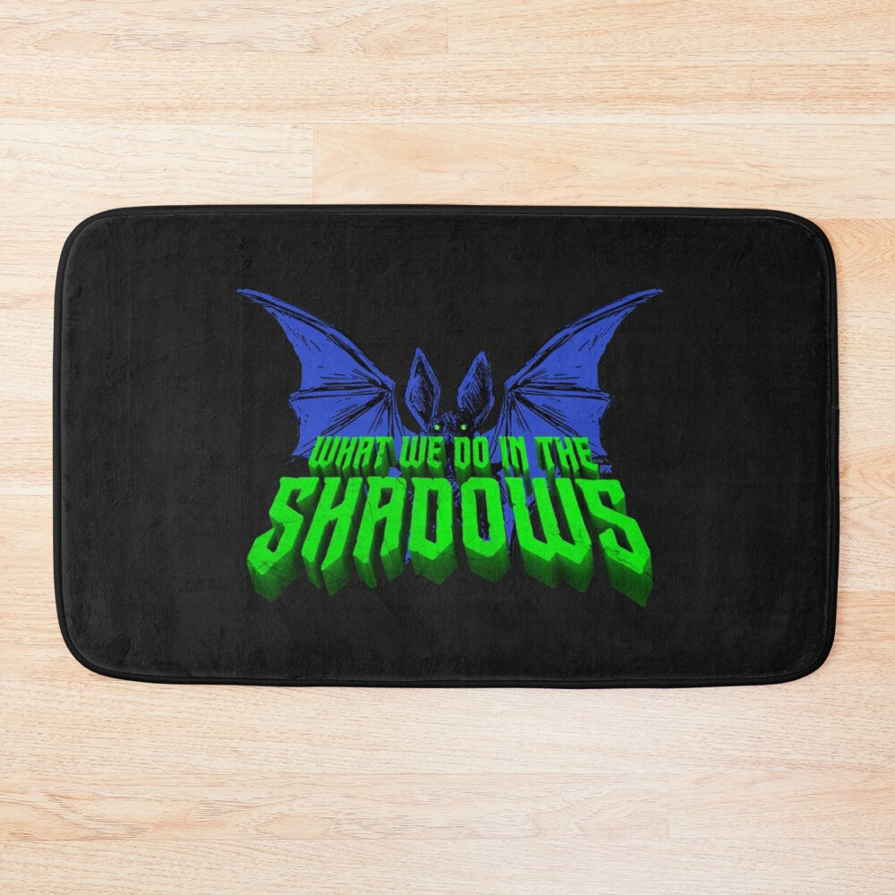 What We Do In The Shadows Bat Logo Bath Mat