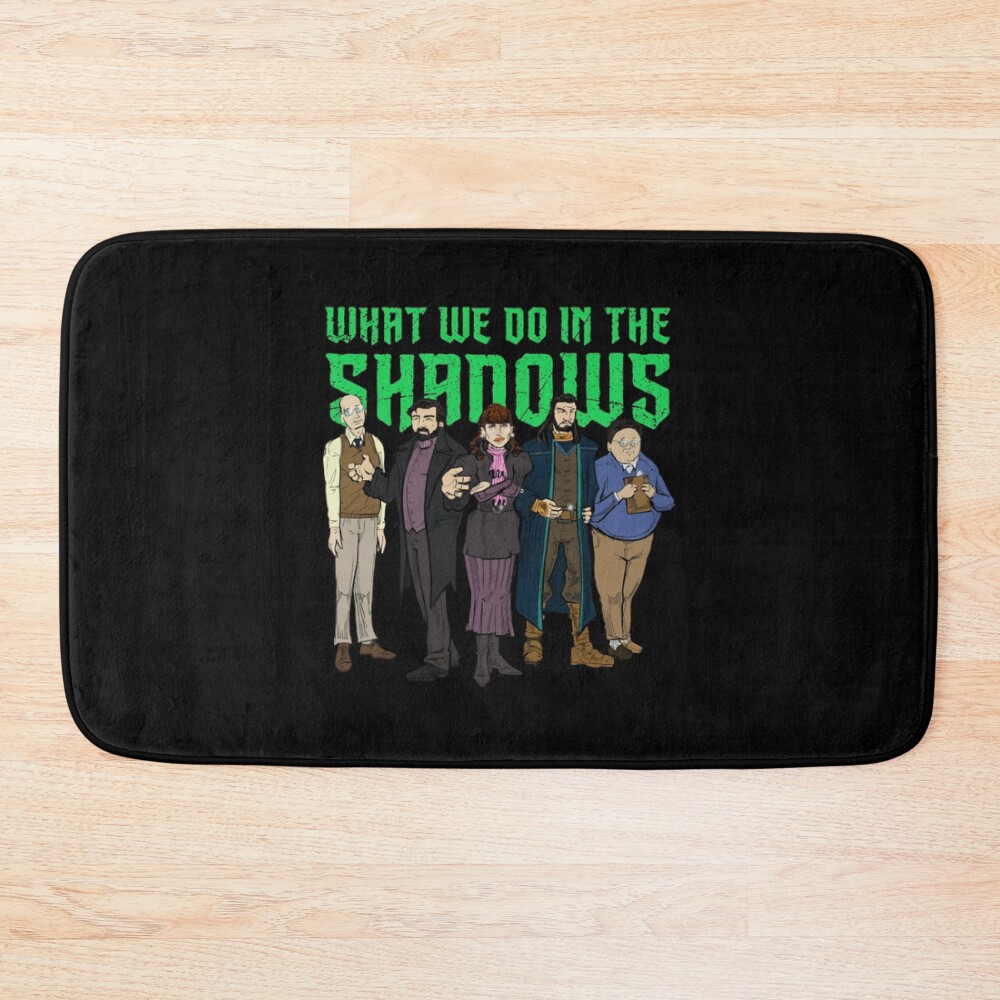 Horror Tv Series In The Shadows Bath Mat