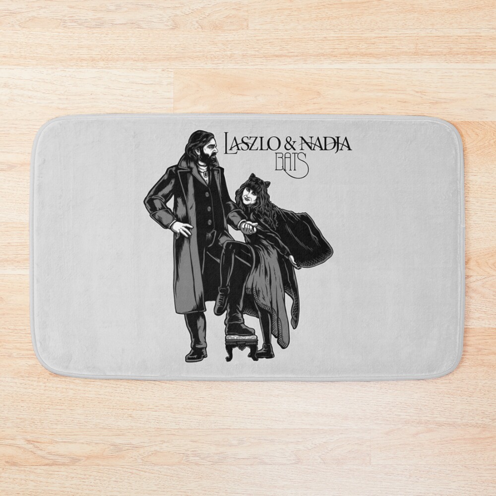 Laszlo And Nadja Album Cover Bath Mat