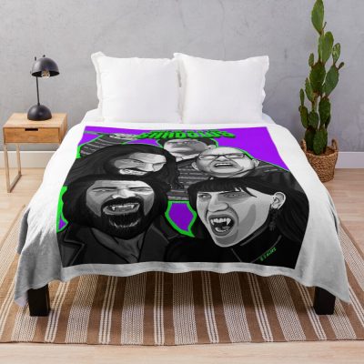 What We Do Shadows Comedy Horror Movie Throw Blanket