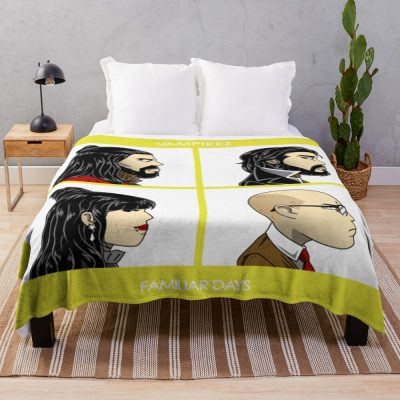 What We Do In The Shadows Familiar Days Throw Blanket