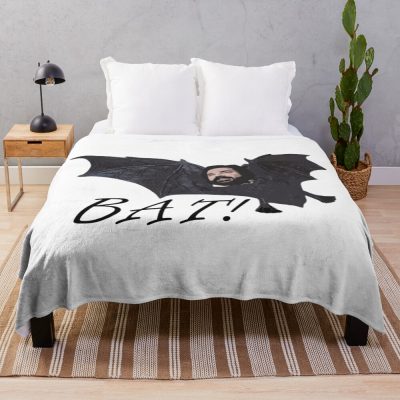 Funny Laszlo Bat Jackie Daytona Throw Blanket