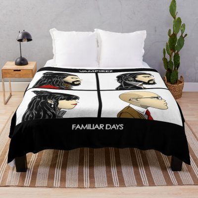 Colin Laszlo Jackie Nadja In The Shadows Chibi Movie Throw Blanket