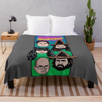 What We Do In The Shadows Comic Book Throw Blanket