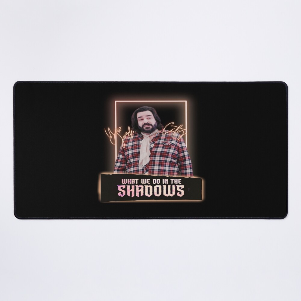 Laszlo Neon In The Shadows Mouse Pad