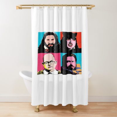 Main Character We In The Shadows Horror Movie Shower Curtain