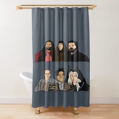 What We Do In The Shadows Funny Characters Shower Curtain