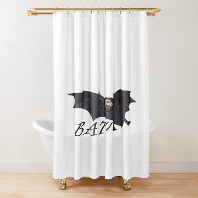 Funny Laszlo Bat Jackie Daytona Shower Curtain