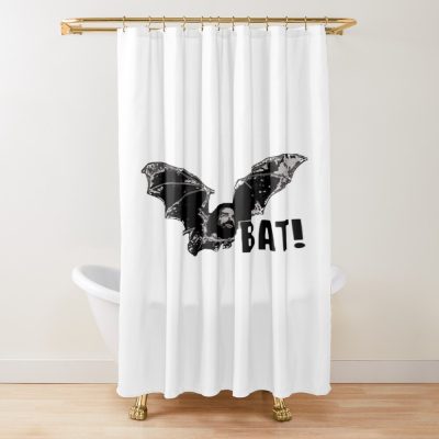 What We Do In The Shadows Jackie Daytona Bat Shower Curtain