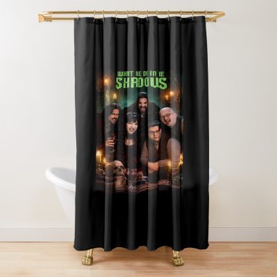 What We Do In The Shadows Vampire Crew Horror Comedy Shower Curtain