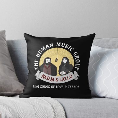What We Do In The Shadows Human Music Group Nadja And Laszlo Throw Pillow