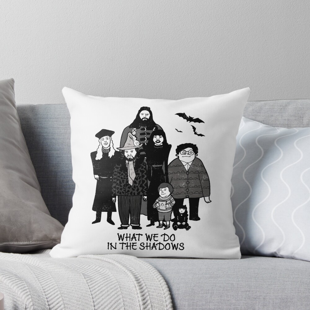 What We Do In The Shadows Horror Movie Throw Pillow