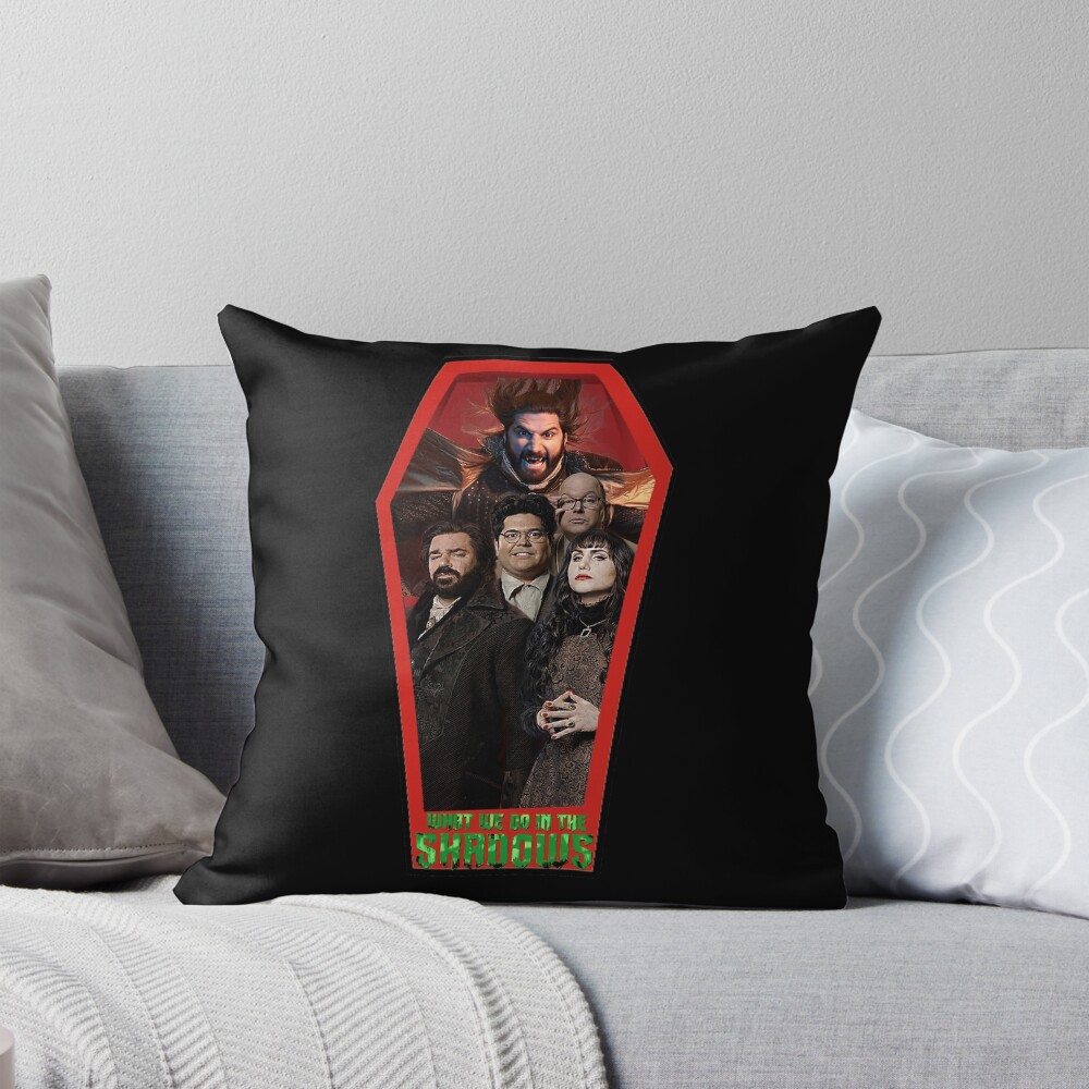 What We Do In The Shadows Casts Throw Pillow