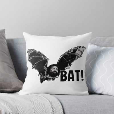 What We Do In The Shadows Jackie Daytona Bat Throw Pillow