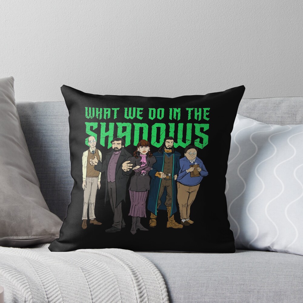 Horror Tv Series What We Do In The Shadows Throw Pillow