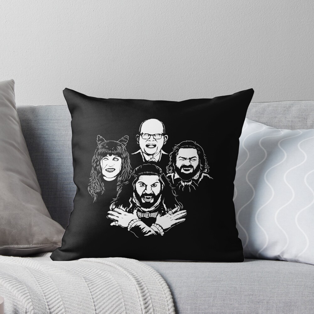 Halloween Vampires What We Do In The Shadows Throw Pillow