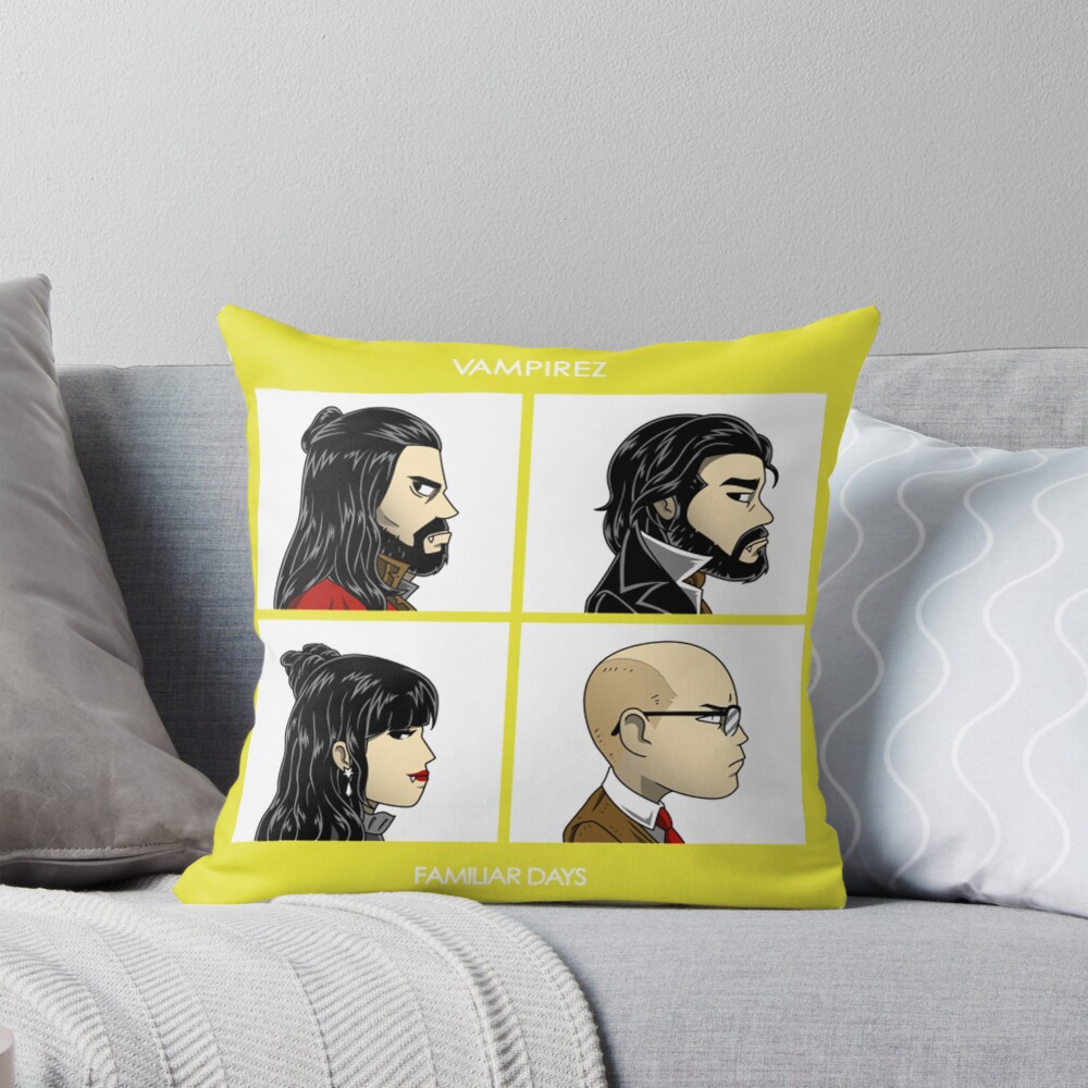 What We Do In The Shadows Familiar Days Throw Pillow